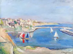 Elena Petraglu, Zi de vară, 1961, ulei pe carton