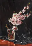 Mişu Teişanu, Flori de cireș, 1935, ulei pe lemn