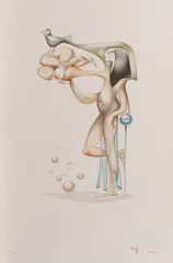 Dalet by Jules Perahim, cromolitografie, sold Jul 2022