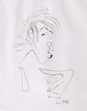 Tia Peltz, Dom Juan, tuș pe hârtie