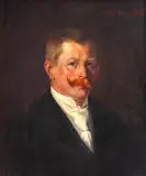 Portretul lui Ioan Nădejde by Octav Băncilă, ulei pe pânză, sold Jul 2022