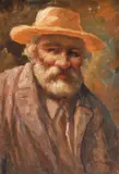 Samuel Bogdanovici, Bunicul, ulei pe placaj