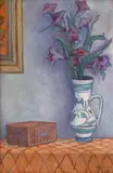 Horia Bernea, Natură statică cu vas cu iriși