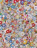 Skulls and Flowers by Takashi Murakami, serigrafie, sold Jul 2022