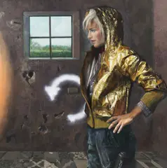 Cristian Lăpuşan, Undo Tomorrow, 2022, ulei pe pânză