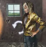 Cristian Lăpuşan, Undo Tomorrow, 2022, ulei pe pânză