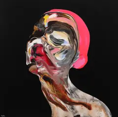 Observer by Vladinsky, acrilic pe pânză, sold Jul 2022
