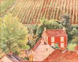 Matei Lazarescu, Peisaj provensal, 2006, ulei pe pânză
