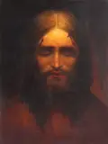 George Catargi, Christ, ulei pe pânză lipită pe carton