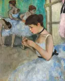 Francisc Gall, Pregătiri de spectacol, ulei pe pânză