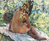 Samuel Mützner, Nud în grădină