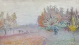 Samuel Mützner, Peisaj la Giverny, ulei pe pânză