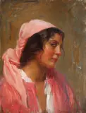 Pierre Auguste Bellet, Chivuță cu basma roz