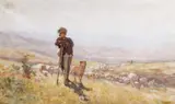 Nicolae Grigorescu, Pe Bucegi, ulei pe pânză