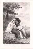 Theodor Aman, Consolația, acvaforte și gravură cu acul