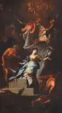 Martirul Sfintei Caterina din Alexandria by sec. Xviii Școală Italiană, ulei pe pânză, offered May 2022
