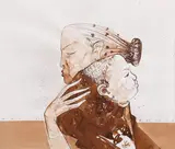 Felix Aftene, Maternitate, 2018, tuș și laviu pe hârtie