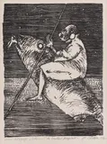 Ștefan Câlția, Călător, 1987, litografie
