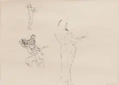 Ion Grigorescu, Eva, peniță pe hârtie