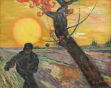 Dan Hatmanu, Semănătorul (Omagiu lui Van Gogh), ulei pe pfl