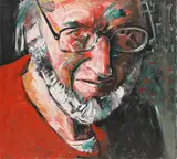 Florin Petrachi, Maestrul (Corneliu Baba), 2014, ulei pe pânză