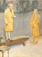 Marius Bercea, Push to Sing, 2008, ulei pe pânză