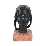 Alexandru Călinescu, Fetiță cu cosițe, 1920, bronz