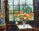 Dimitrie Berea, Trandafiri la fereastra atelierului