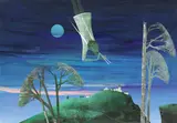 Felix Aftene, Paradis terestru, 2022, ulei pe pânză
