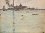 Eustațiu Stoenescu, Insula San Giorgio Maggiore la apus (Veneția)