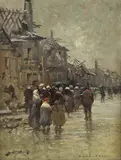 Emilian Lăzărescu, Zi ploioasă în Paris