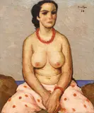 Nicolae Tonitza, Tătăroaică cu șalvari roz (Abibé)