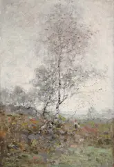 Nicolae Grigorescu, Primăvară la Câmpina, 1885-1890, ulei pe pânză