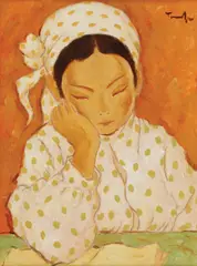Nicolae Tonitza, Afizé, 1934-1935, ulei pe carton