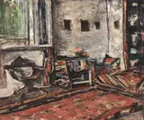 Gheorghe Petrașcu, Interior la Târgoviște