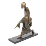 Călător cu inorog by Ion Iancuț, bronz, sold Mar 2022