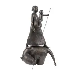 Virgil Scripcariu, Maternitate, 2021, bronz