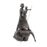Virgil Scripcariu, Maternitate, 2021, bronz