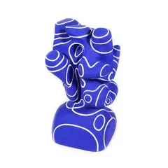 Ultramarine by Teodora Gavrilă, 2019, polistiren, spumă poliuretanică, acrilic, chit, offered Mar 2022