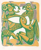 Jules Perahim, Animale fantastice, 1981, cromolitografie