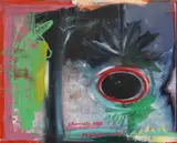 Gheorghe Rasovszky, Compoziție vegetală, 1986, ulei pe pânză