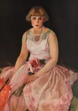 Ștefan Constantinescu, Portret de tânără, ulei pe pânză