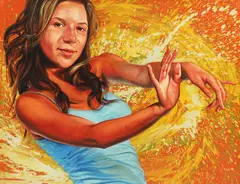 Ana by Valeriu Mladin, 2008, acrilic pe pânză, offered Mar 2022