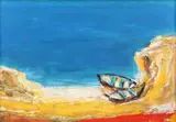 Mahoane la 2 mai by Ion Pacea, ulei pe carton, sold Feb 2022