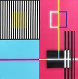 Lost Optics, Materie primă 001, 2019, acrilic pe pânză