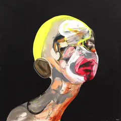 Observer (no. 273) by Vladinsky, 2020, acrilic pe pânză, sold Feb 2022