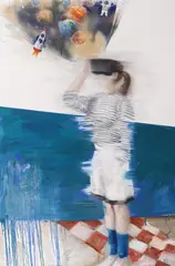 Arina Bican, Galaxy, 2021, acrilic pe pânză