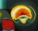 Andrei Cădere, Portocala mecanică, 1966, ulei pe carton