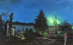 Andrei Tudoran, Insomnia, 2022, ulei și spray pe pânză