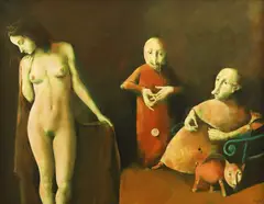 Georges Mazilu, Suzana și bătrânii, ulei pe pânză